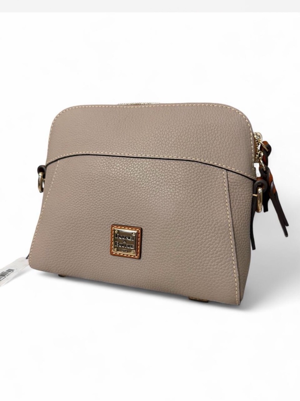 NWT Dooney & Bourke Pebble Grain Cameron Crossbody Gray Color - Picture 2 of 5